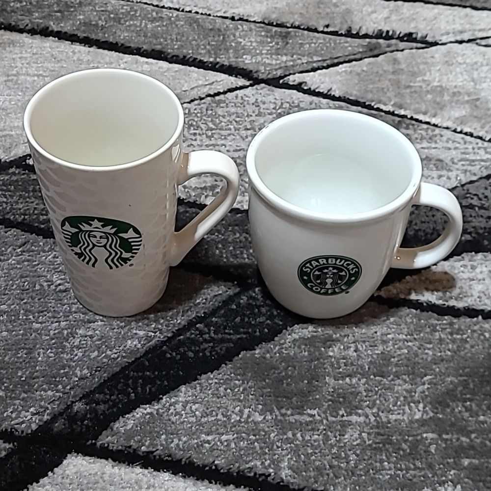 STARBUCKS CLASSIC MERMAID SIREN LOGO COFFEE CUP MUG BUNDLE